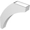 Ekena Millwork 4-in. W x 20-in. D x 26-in. H Thorton Architectural Grade PVC Knee Brace BRCP04X20X26THR - alternate 3